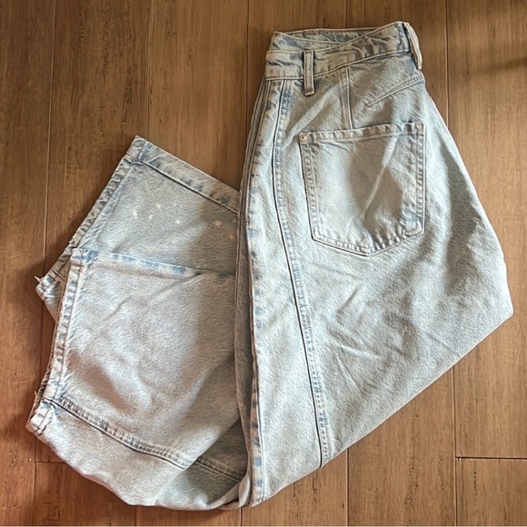 Free People Barrel Jeans - Picture 1 of 4